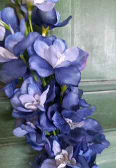 Delphinium kobaltblauw zijden bloemen