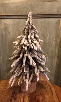 Kerstboompje met sneeuw (klein)